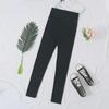 Adjustable Solid Color Maternity Leggings for Spring and Autumn