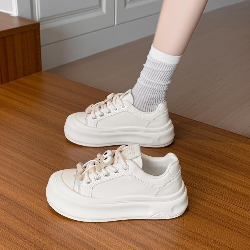 2025 little white shoes children's autumn new Korean version ins female students leisure sports versatile board shoes street shot MXD06