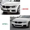 For BMW 4 Series F32 F33 F36 M-Tech 2014-2020 Car Front Bumper Splitter Lip Front Blade Body kits Side Splitter Trim Accessories