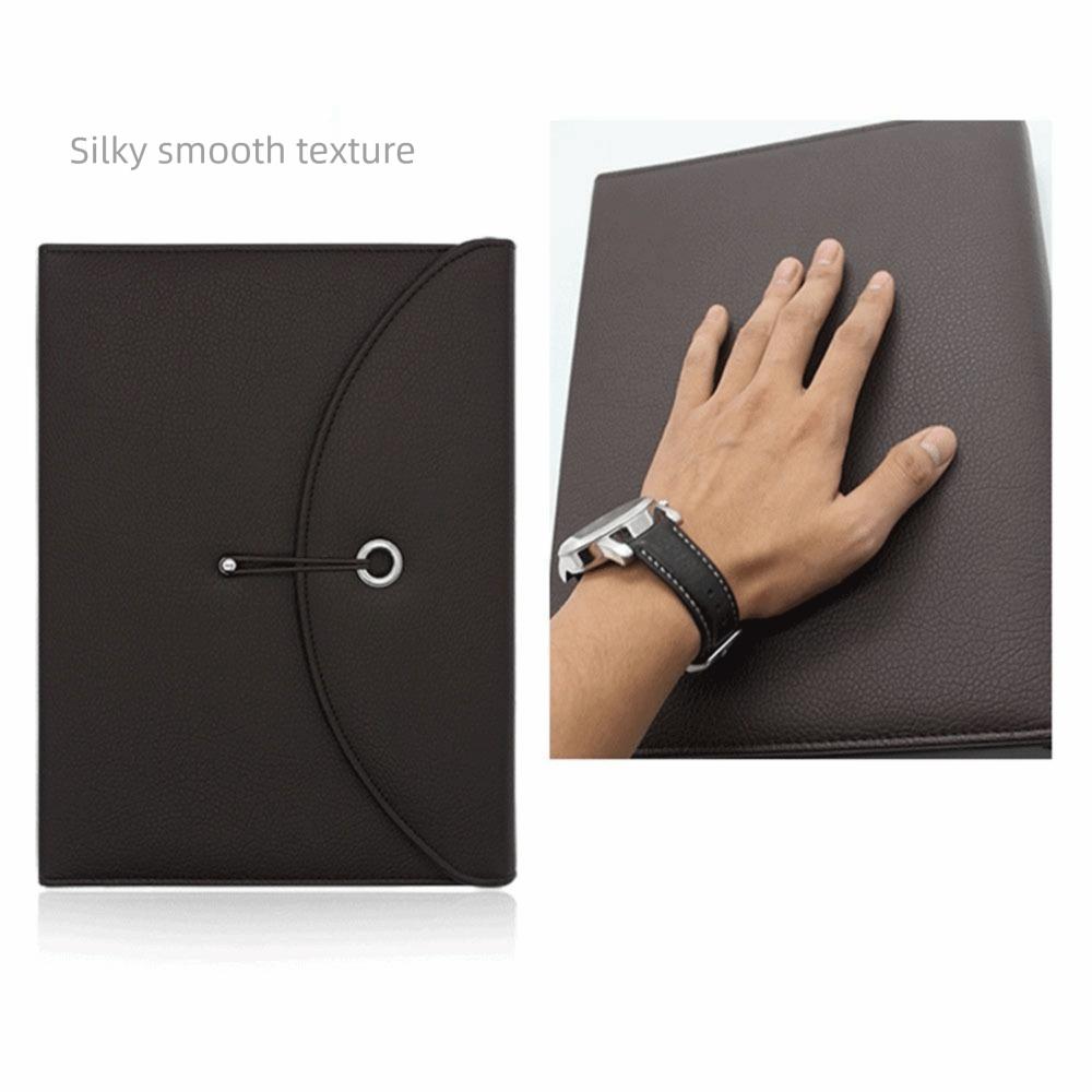 With Labels PU Leather Document Bag Waterproof Accordion File Organizer  School Supplies