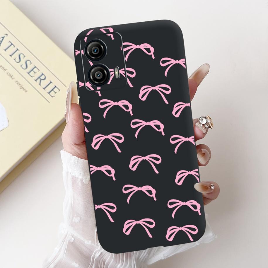 Shockproof Case For Motorola Moto G53 G73 5G Cover Cute Cactus Rabbit Cartoon Soft Silicone Matte Funda For MotoG53 MotoG73 Capa