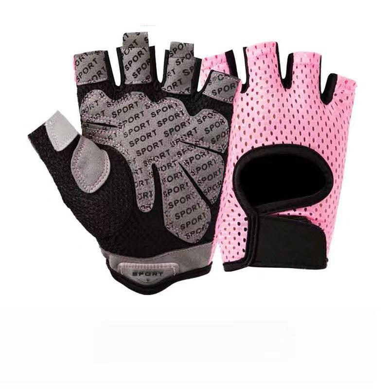 Unisex Non-Slip Half-Finger Workout Gloves - Ideal for Pull-ups, Cycling, and Preventing Calluses