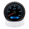 7 Colors Backlight IP67 Waterproof 85MM Speedometer Gauge For 12V24V Boat Car Truck Speed Gauge Meter Pulse velocimeter 0-60 KMH