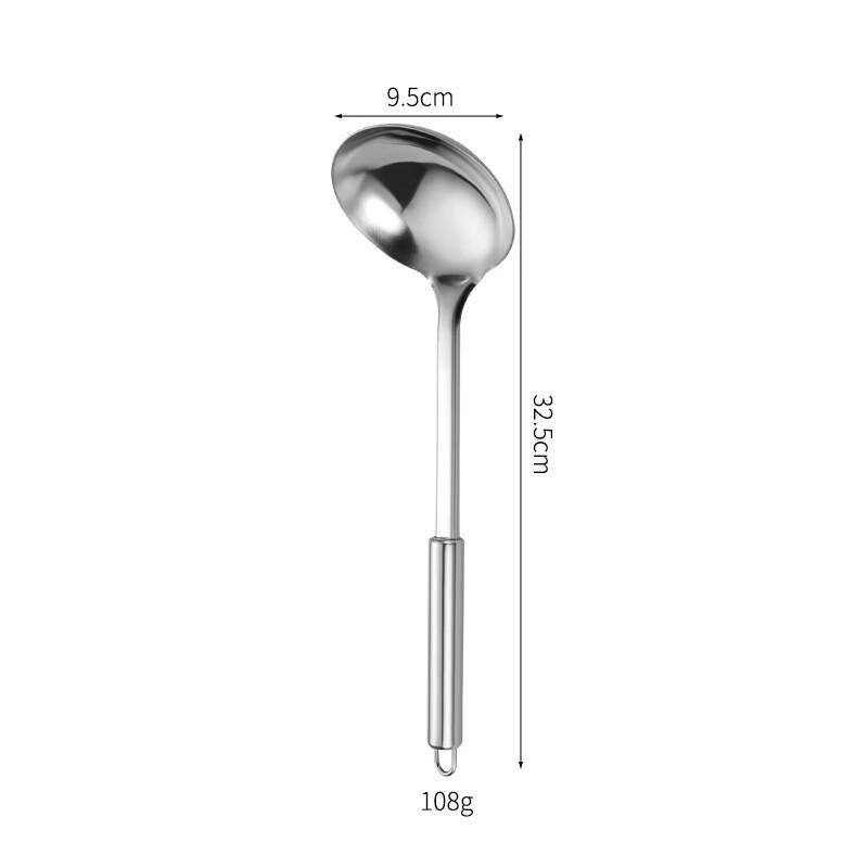 

Abay Stainless Steel Polished Soup Ladle