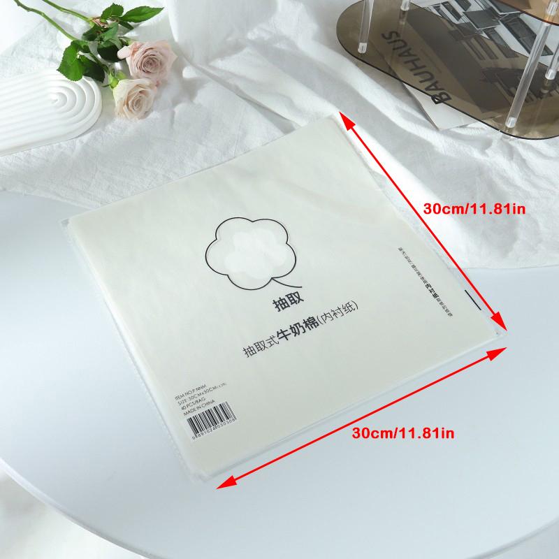 Flower Packaging Paper Translucent Milk Cotton Lining Paper For Florist Wrapping Bouquet Wedding Soft Colorful Decorative Paper