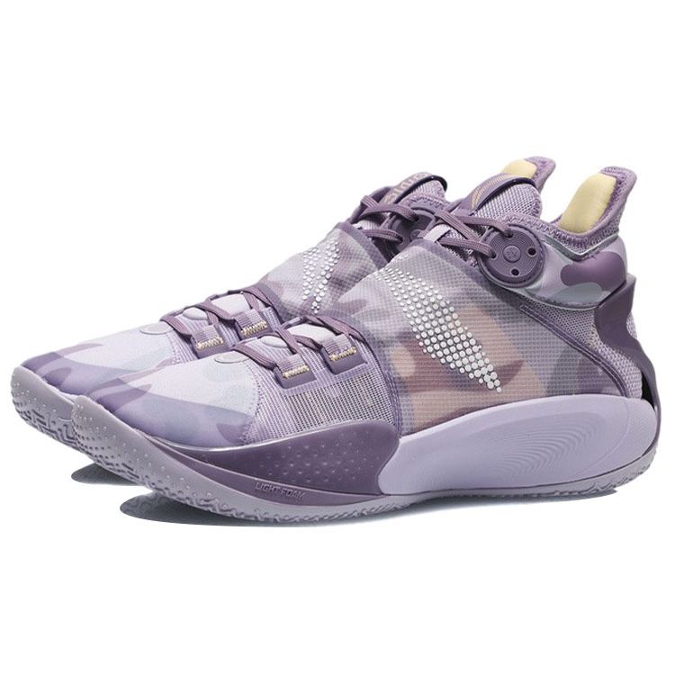 Li Ning Sonic 9 Basketball Shoes Men Sneakers Moonlight-Purple ABAR011-4