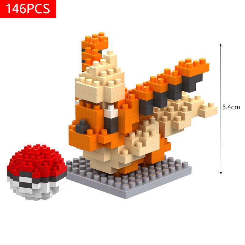 

Игрушка Покемон Лего Конструктор Персонаж мультфильма Покемон Пикачу Сборная модель строительный блок для мальчиков Подарки на день рождения With Box