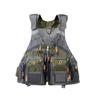 Gilet Multifunzione per la Pesca a Mosca Accessori da Pesca Attrezzatura per la Pesca alla Trota Gilet Regolabile Multi Tasche Giubbotti per Uomo