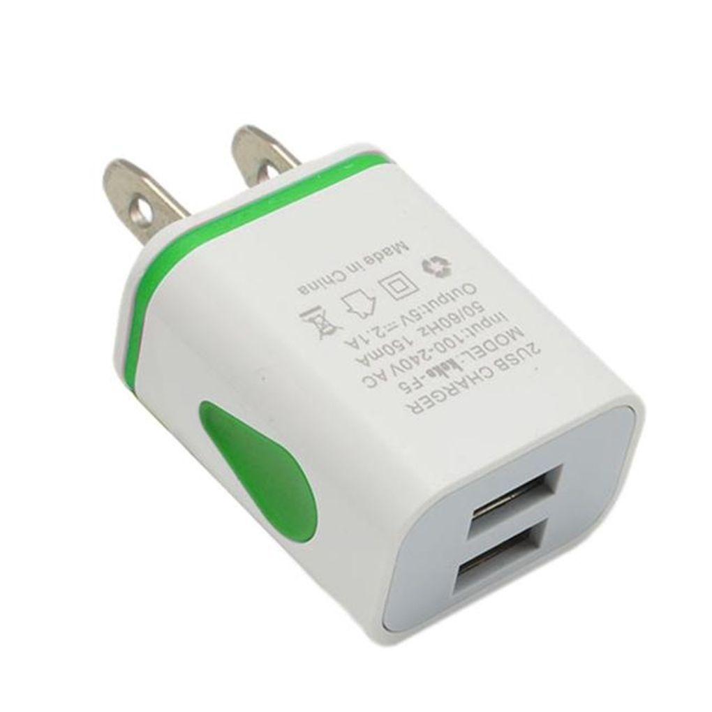 USB Wall Chargers Ports Charging Head Long Supplies Power Adapter