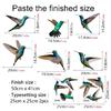 Stylishs Bird Decals for Glass Set of 2 Window Stickers for Safety Decors
