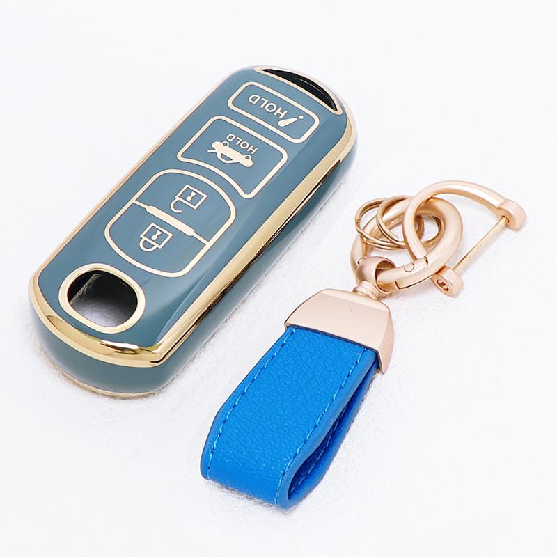 4 Button Fashion Tpu Auto Keyless Car Key Case Cover For Mazda Axela Cx-5 Cx5 Cx-3 Cx7 Cx-9 3 4 Cx30 2 3 6 Demio Atenza