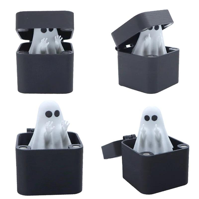 Prank Box Pop Prank Ghost Box Funny Quirky Toy Game for Kids Children Women Friends Adults Birthday Men April Fool's Day 2025