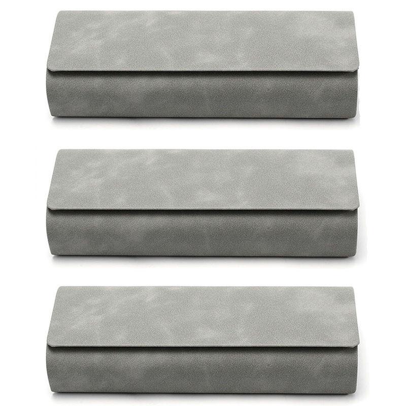 Aesthetic Glasses Case for Large Frames, Anti-Pressure Glasses Box with Soft Lining, Stylish & Durable Eyewear Holder