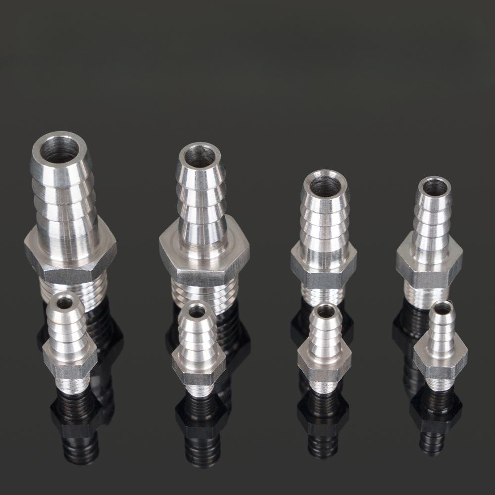 M3 M4 M5 M6 M8 M10 M12 M14 M16 Metric Male To 3 4 5 6 8 10 12 Mm Hose Barb Nipple 304 Stainless Steel Pipe Fitting Air Water Gas