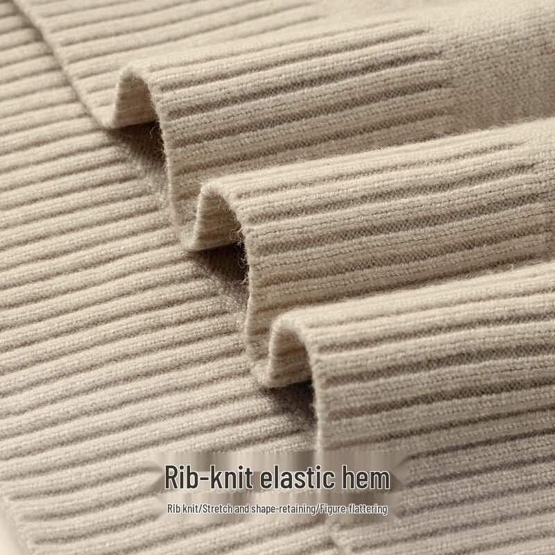 Shanshan Men's Heavyweight Machine Washable Thermal Half-High Neck Knit Sweater