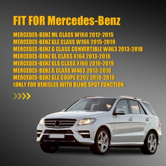 Passenger Side Mirror Glass Heated W/ Blind Spot for 13-18 Mercedes-Benz G GLS N