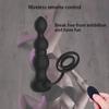 Anal Vibrator for Men Vibrating Penis Ring Delay Anal Sex Toys Male Anal Butt Plug Vibrator Sex Toys