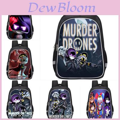 Vielseitiger Morddrohnen Plüschrucksack Für die Schule Unisex Anime-inspiriertes Design
