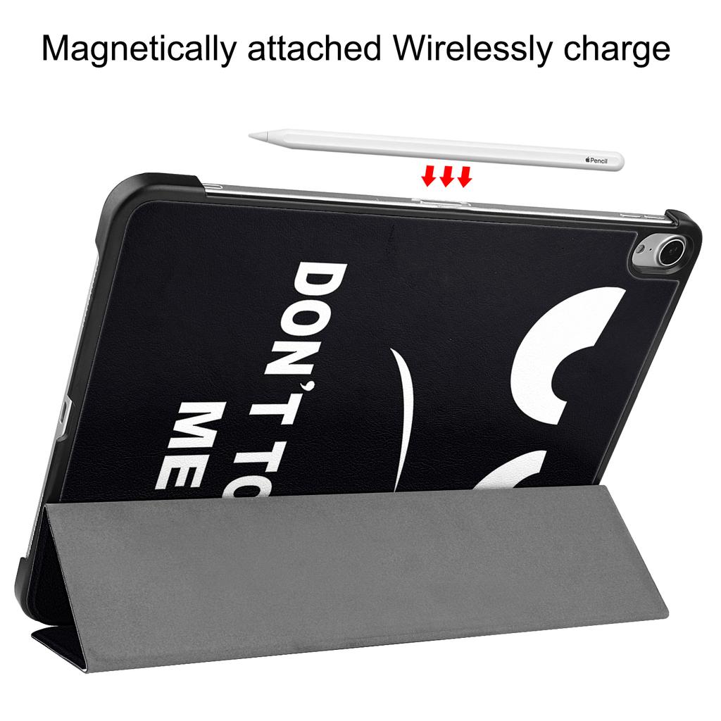 Für iPad Air 13 (2025)/(2024) Hülle mit Musterdruck, Leder, Ständer, Tablet-Abdeckung