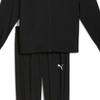 Puma Fashion Trend Full Zip Top Comfortable Versatile Solid Color Casual Sports Suit Men Tops Black 526371-01