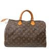 Used Louis Vuitton Monogram Speedy 35 M41524 Boston Bag Canvas Brown Authentic 1221