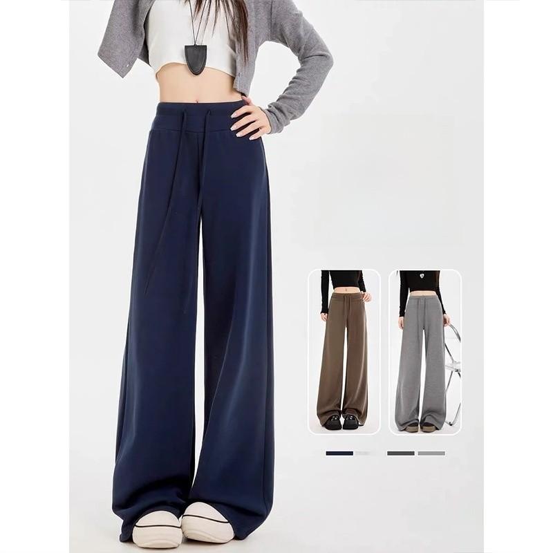 Casual Pants For Women With High Waist And Wide Leg Design For Autumn Comfort