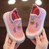 Children's Casual Shoes New Non-Slip Flyknit Shoes Soft Sole Boys and Girls Baby Shoes Slip-On Versatile Breathable Mesh Shoes