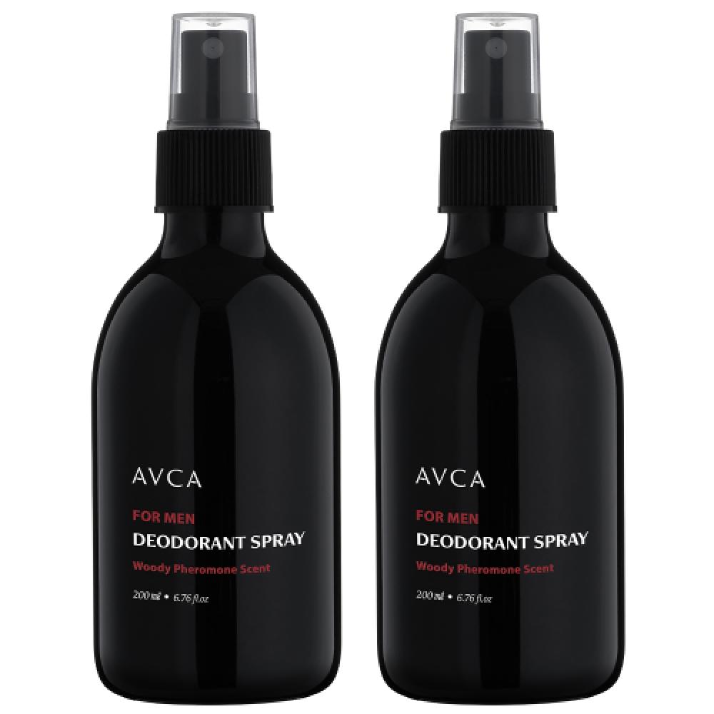 

Avca Woody Pheromone Deodorant Spray 200ml 2 Pack NONE