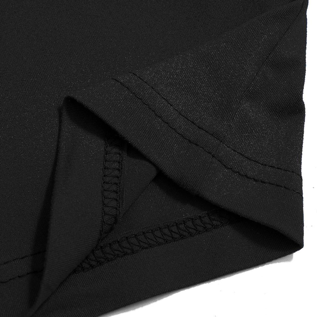 Casual sportief ondershirt voor heren, V-hals top met lange mouwen