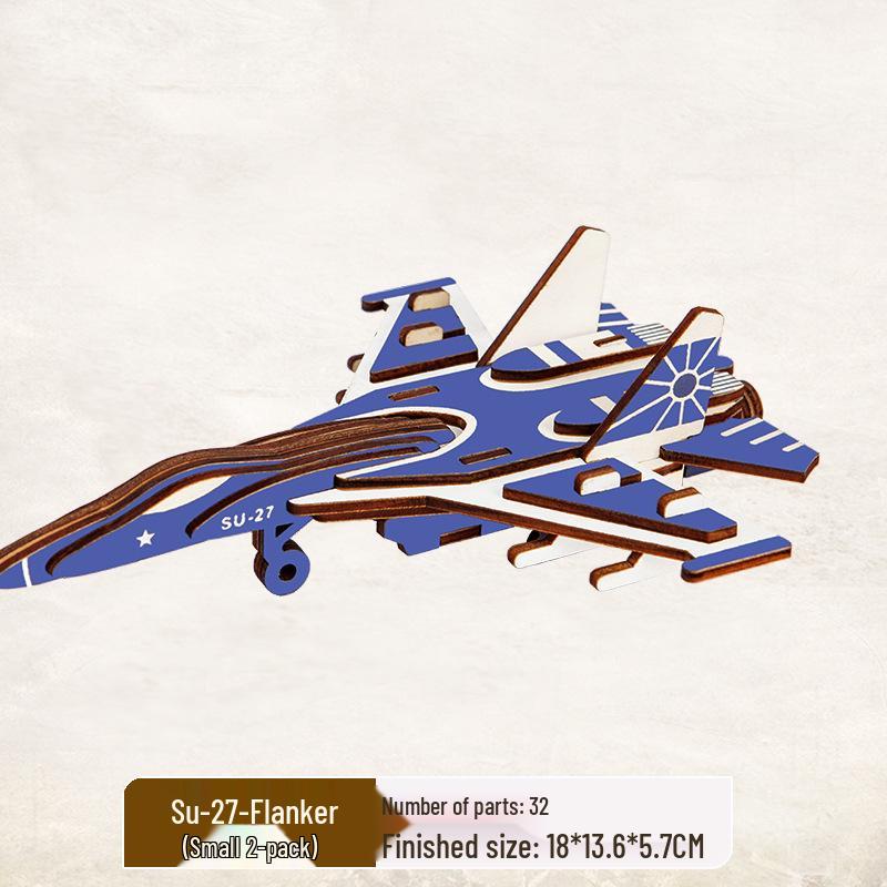 3D Holzpuzzle Modellspielzeug für Kinder ab 6 Jahren - Handgefertigtes Lernspielzeug