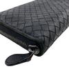 BOTTEGAVENETA Zip Around INTRECCIATO leather Purse black leather mens Used