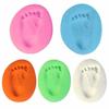 Parent-child Hand Inkpad Fingerprint Baby Care Air Hand Foot Inkpad Drying Soft Clay Baby Handprint Footprint Imprint Casting