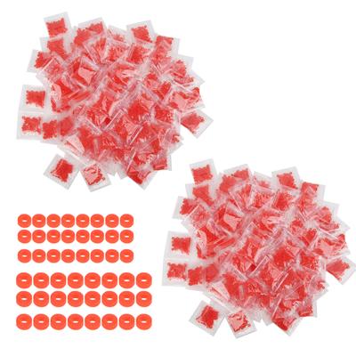 100 Bags Rubber Bands Fishing Pellet Bait Bands Match Coarse Fishing Terminal Tackle