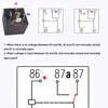 5-PCS Waterproof Automotive Relay 12V 24V 5Pin 40A Car Relay with Black Red Copper Terminal Auto Relay Socket Harness Cable