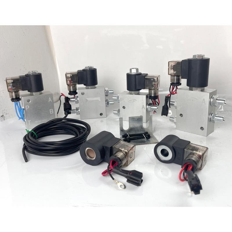 Connettore rapido per escavatore valvola solenoide idraulica 12V/24V valvola di inversione a controllo elettronico modificata accessori