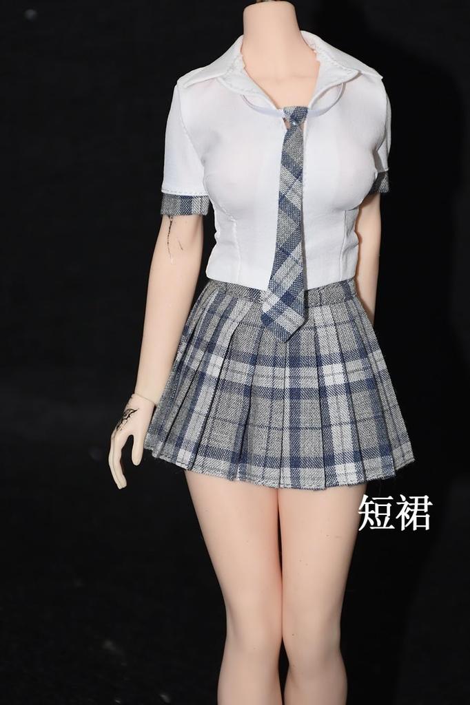 Scale Action Figure GS Style Compatible with TBLeague Body Sexy Beautiful High School Girl Sailor Uniform and Stockings Set and Head Not [TOYBARJAPAN]