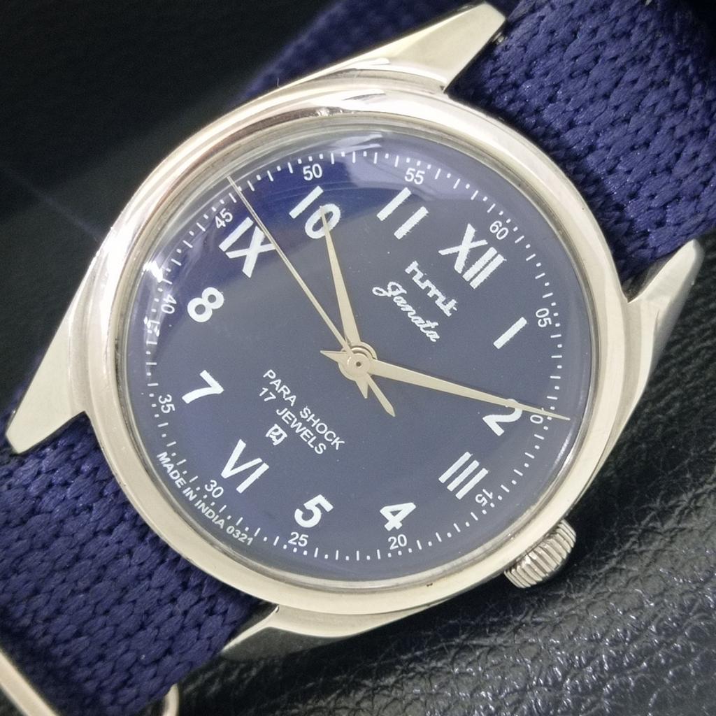 

ВИНТАЖНЫЕ ЧАСЫ HMT JANATA С РУЧНЫМ ЗАВОДОМ, ИНДИЙСКИЕ МУЖСКИЕ, СИНИЙ ЦИФЕРБЛАТ, a700078-5 R201-a700078