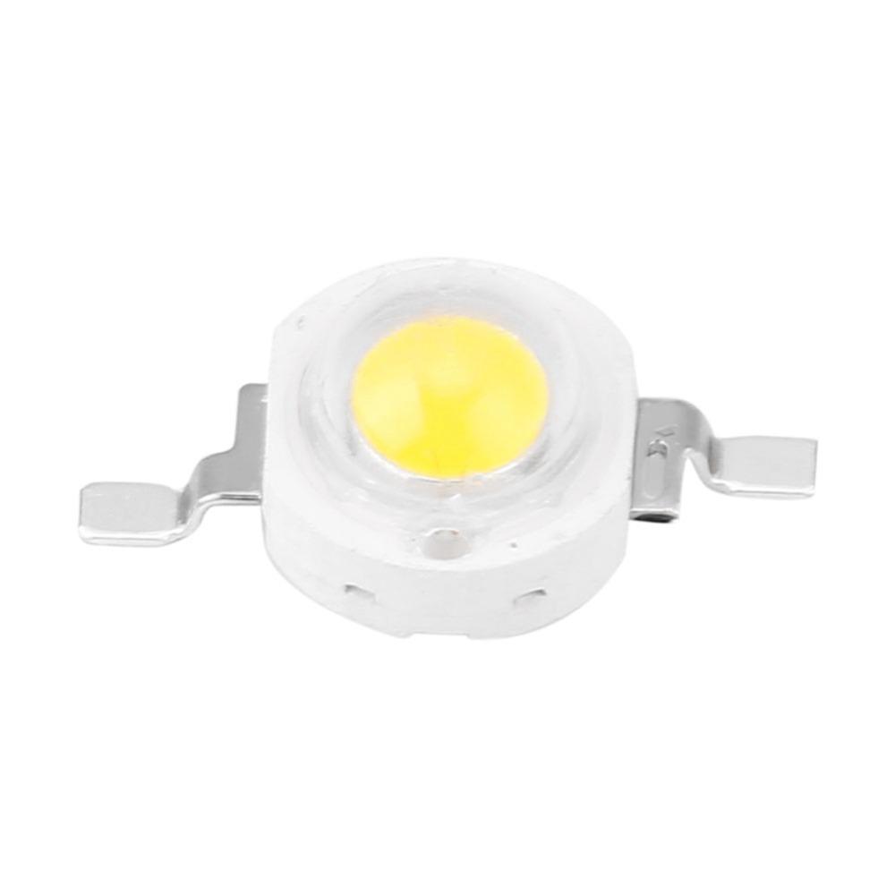 100pcs 1W High Power LED Beads 350mA 100-110lm SMD LED Chips Aluminum Base 3.2V-3.4V LED Light Emitting Diodes