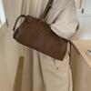 Retro small bag, simple handbag, women's autumn new textured underarm bag, commuter shoulder bag