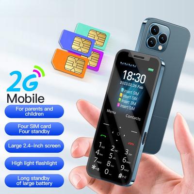Four Cards and Four Standby Mini Small Mobile Phone Card Pocket Personalized Spare Bluetooth