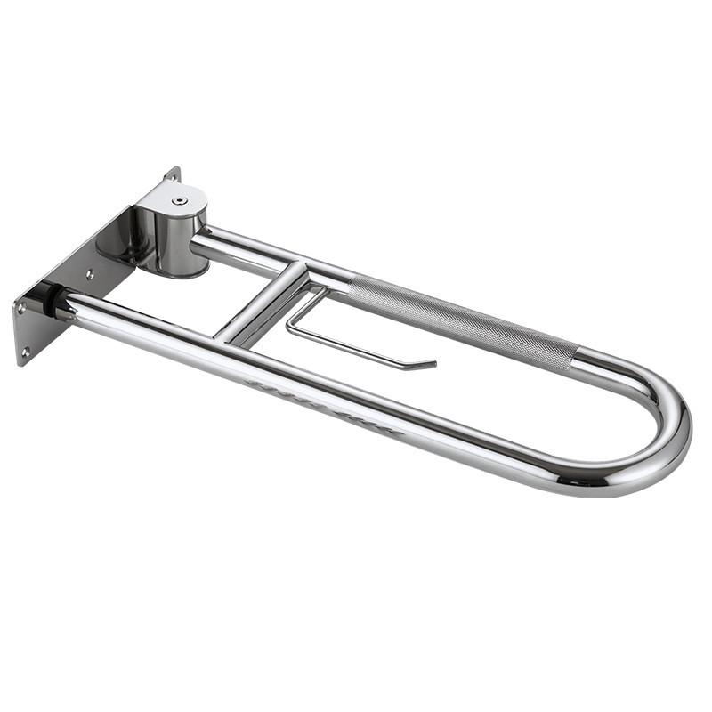 Foldable Elderly Anti Slip Railing Bathroom Toilet Safety Armrest Multi Functional Stainless Steel Handrail