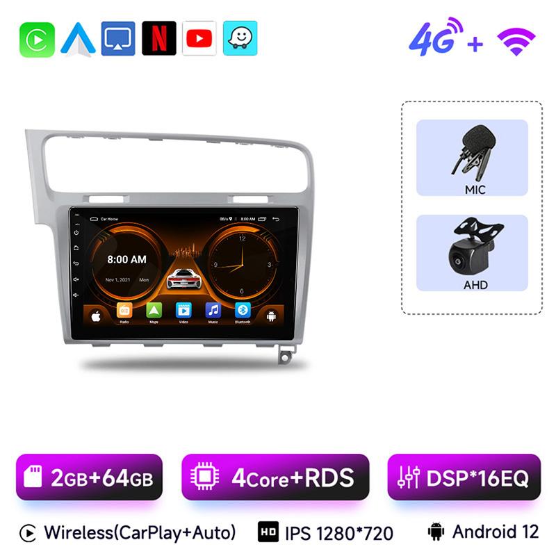 JIUYIN Car Radio Multimedia Player For Volkswagen VW Golf 7 MK7 GTI 2013-2017 Android GPS Navigation Stereo Head Unit Carplay