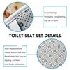 Set Tende da Doccia Impermeabili Marmo Dorato Con 12 Ganci Tende da Bagno Tessuto in Poliestere Resistente alla Muffa per Bagno Decorazioni per la Casa