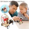 Kids DIY Electric Wind Car Model Students Physical Experiments Technology Toys DIY Electric Wind Car Toys