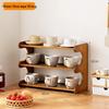 3-Tier Bamboo Cup & Glass Drying Rack