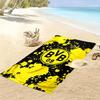 Bvb Fc Print Beach Towel, Large Soft Quick Dry Towel for Beach Camping Swimming
