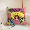 T-Die Powerpuff-Zeichentrick-Mädchen Kissenbezug Kissen Zimmer Schlafzimmer Kopfteil Sofa Wohnzimmer Rückenlehne Nickerchen Zeit Kissenbezug