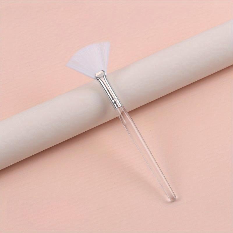 

Кисти для лица, веерные кисти для макияжа, мягкие портативные кисти для масок, косметические инструменты для женщин, девушек белый