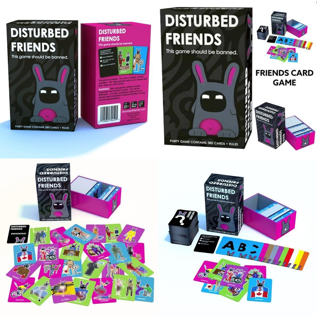 Friends Disturbed Family Party Game Card Toy Table Games Party Supplies Games