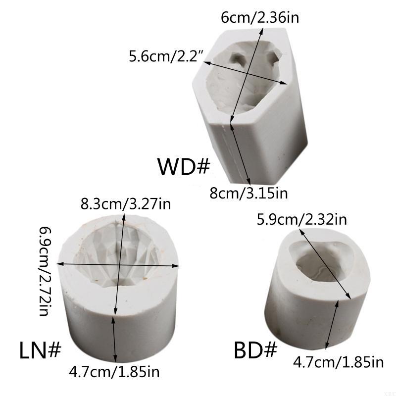 Wolf Dog Lion for Head Molds Handmade Soap Craft Kitchen Baking Fond X3UC